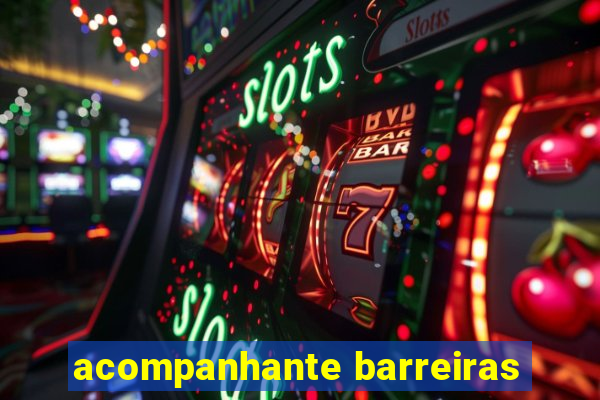 acompanhante barreiras